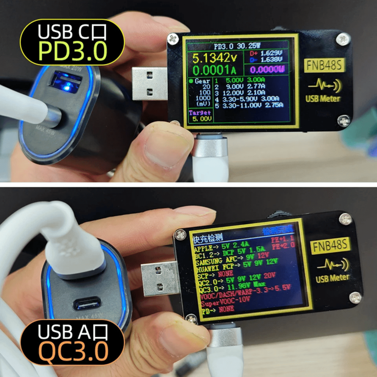 מטען רכב 60W USB מהיר לגלקסי