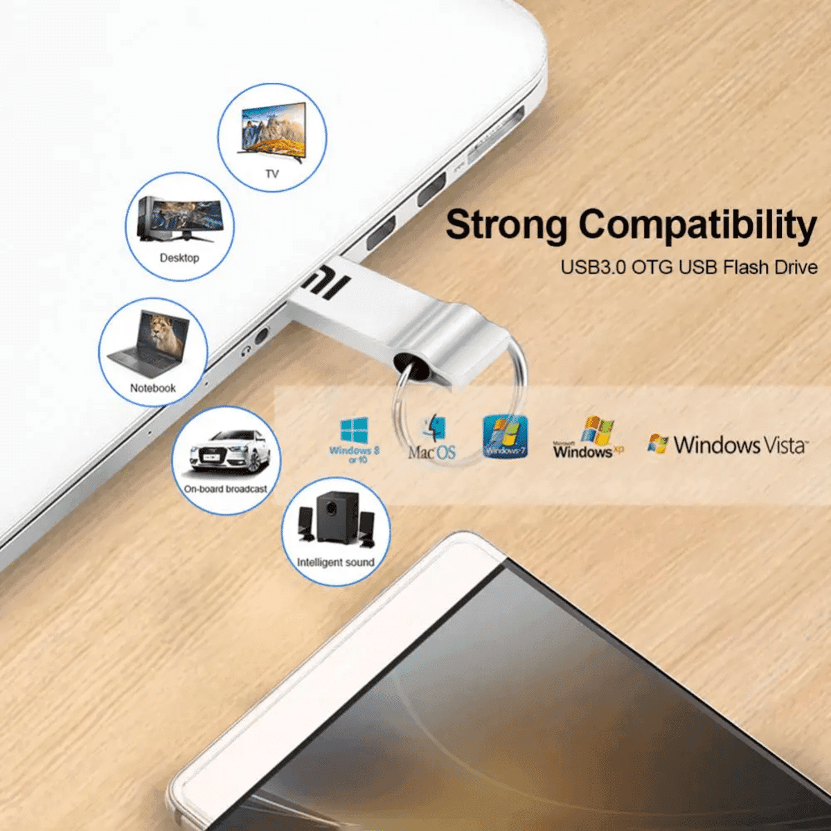 דיסק USB מהיר ועמיד Xiaomi 2TB
