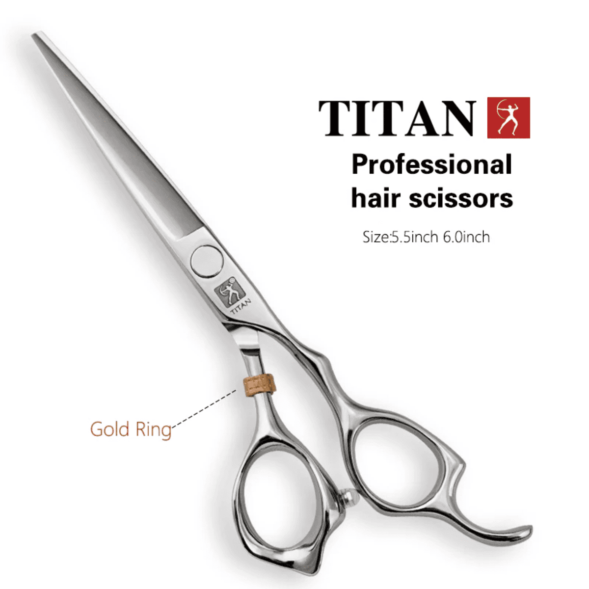 מספריים מקצועיות Titan 3D למספרה