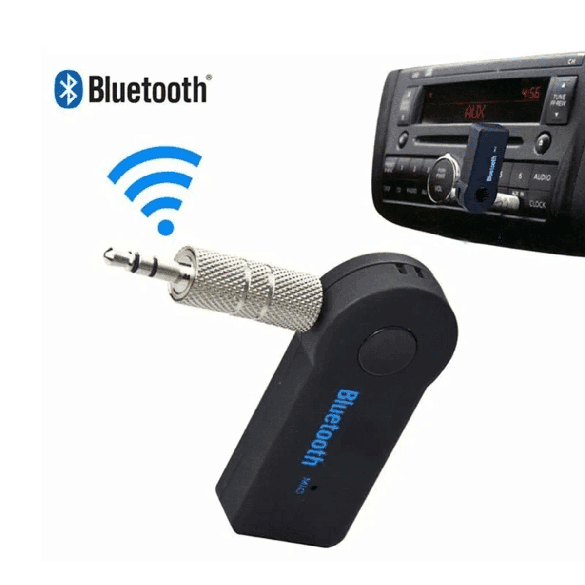 מקלט Bluetooth 5.0 לרכב – AUX לחיבור אודיו